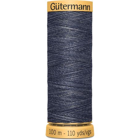 Gutermann Jean Thread: 100m: Col. 5154 (Denim Blue) - Pack of 5