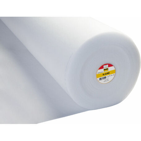 Vilene Fusible Volume Fleece Iron-On (H640) -90cm (White) - Per metre