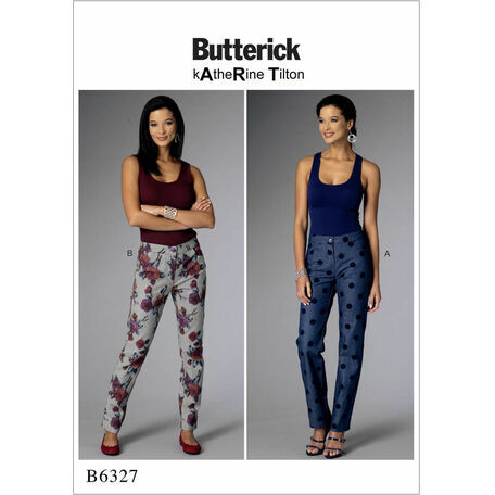 Butterick Pattern B6327 Misses' Tapered Pants