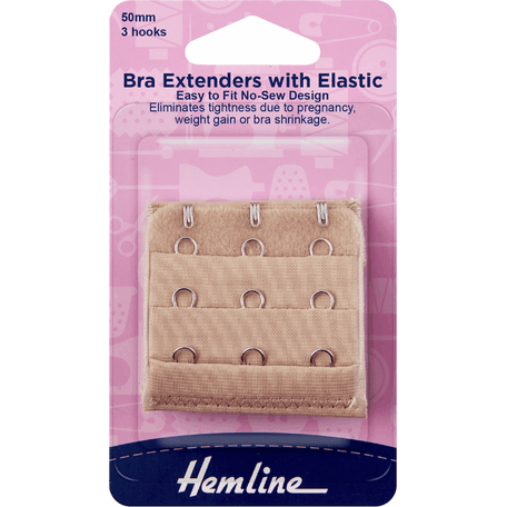 Hemline Bra Back Extender (50mm) - Nude