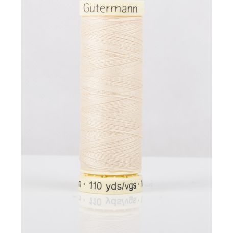Gutermann Cream Sew-All Thread: 100m (5) - Pack of 5