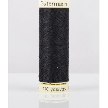 Gutermann Black Sew-All Thread: 100m (000) - Pack of 5