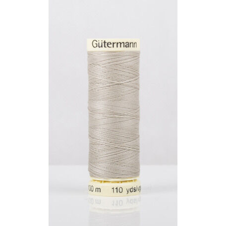 Gutermann Grey Sew-All Thread: 100m (118) - Pack of 5