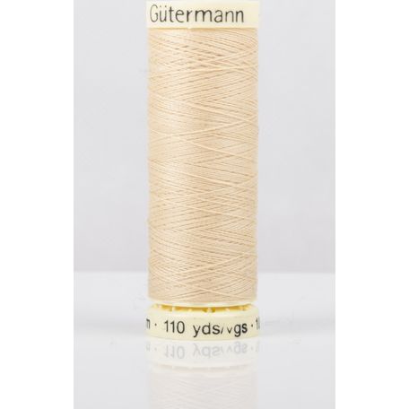 Gutermann Cream Sew-All Thread: 100m (6) - Pack of 5