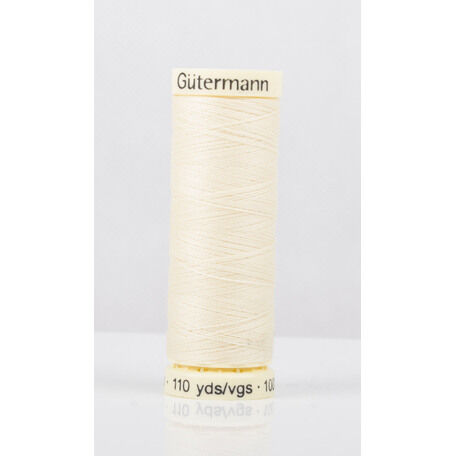 Gutermann Cream Sew-All Thread: 100m (610) - Pack of 5