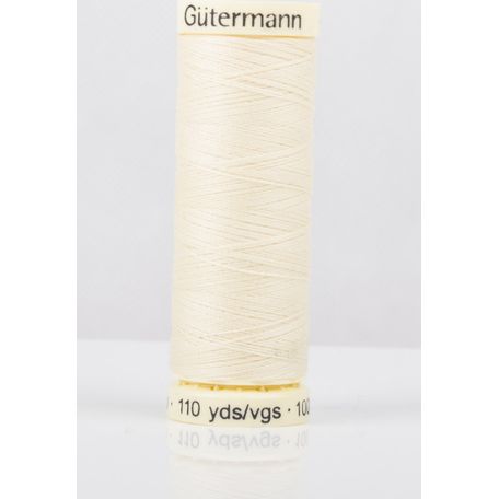 Gutermann Cream Sew-All Thread: 100m (610) - Pack of 5