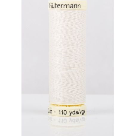 Gutermann Cream Sew-All Thread: 100m (802) - Pack of 5