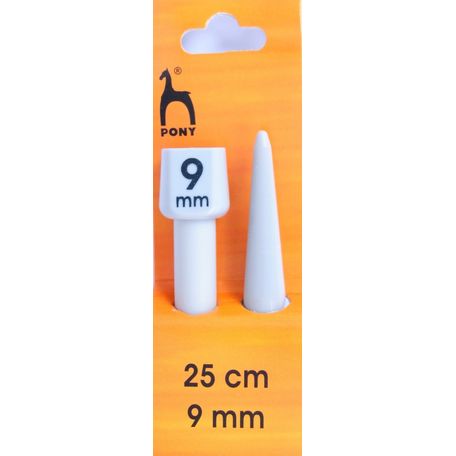 Pony Knitting Needles - 25cm x 9mm (Pair)