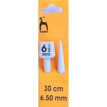 Pony Knitting Needles - 30cm x 6.50mm (Pair)