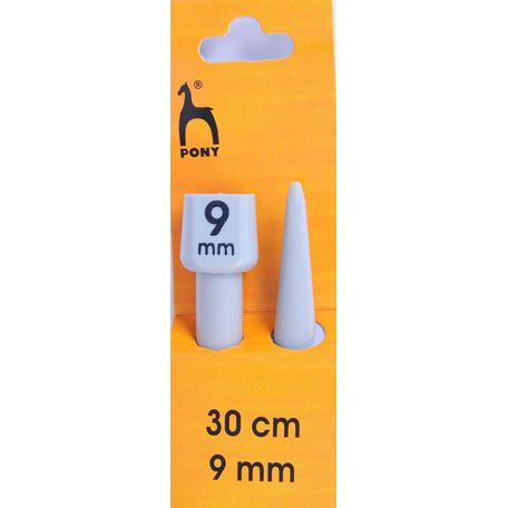 Pony Knitting Needles - 30cm x 9mm (Pair)